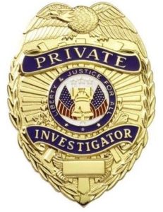 Private Investigator badge