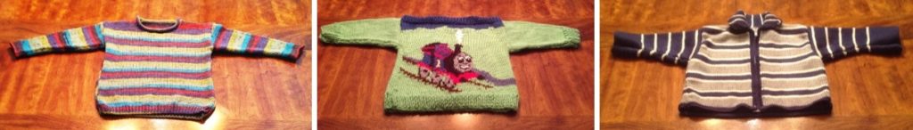 3 sweaters for children